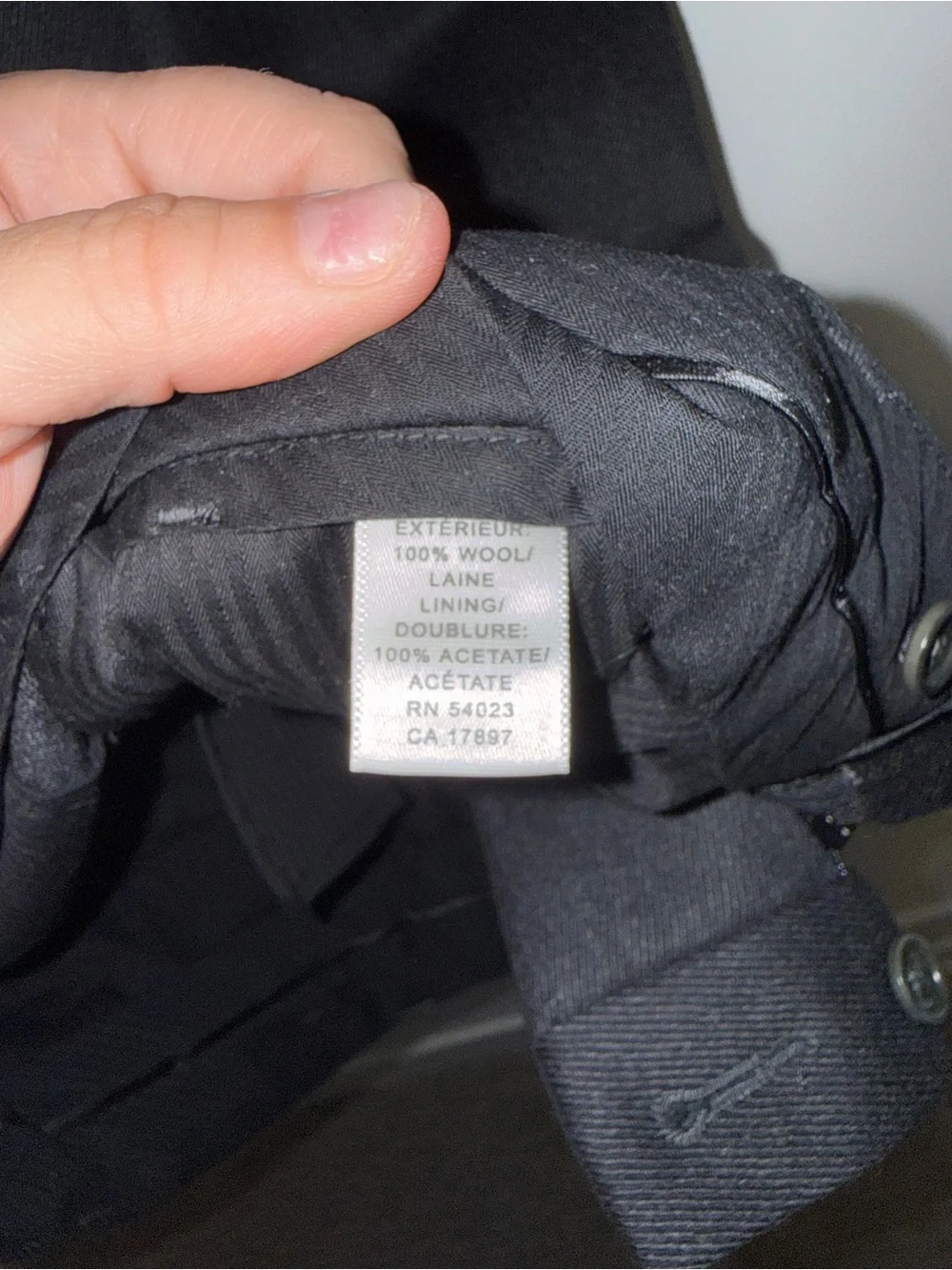 BANANA REPUBLIC Classic Dark Grey Dress Trousers